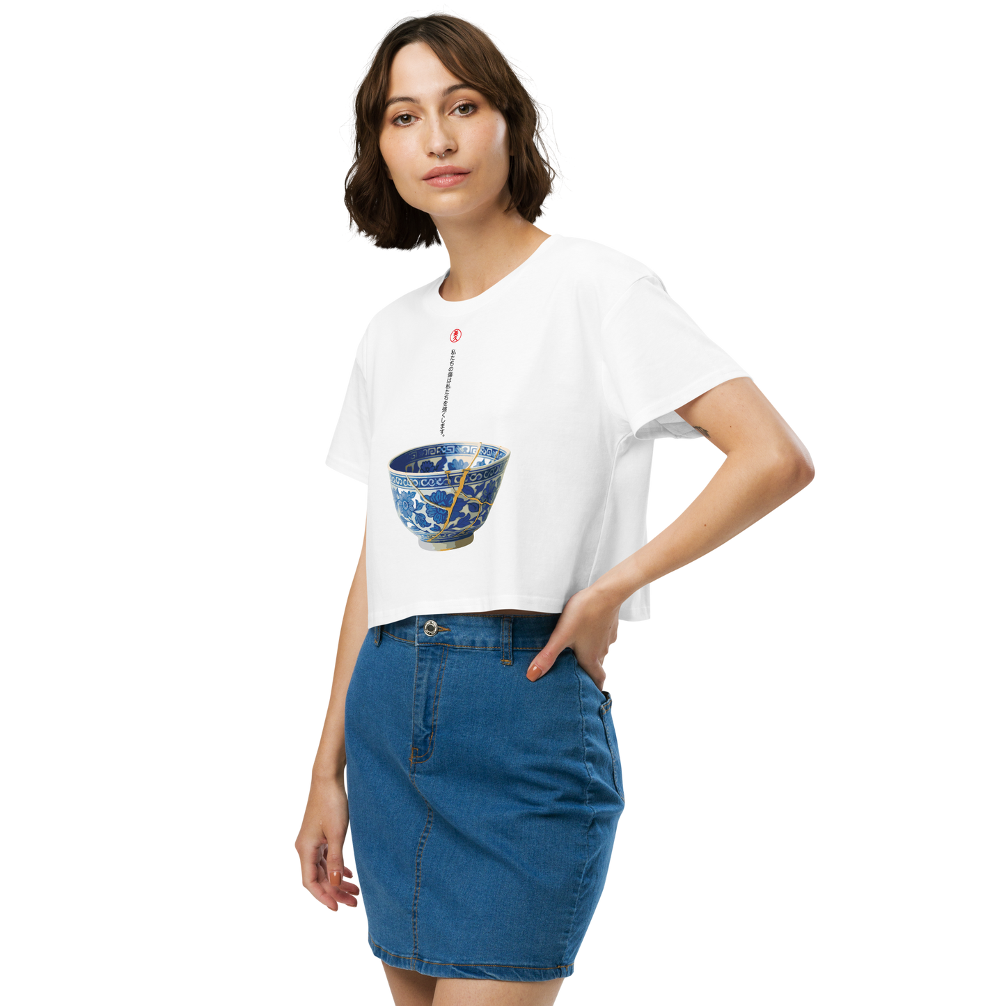 KINTSUGI - Women’s crop top